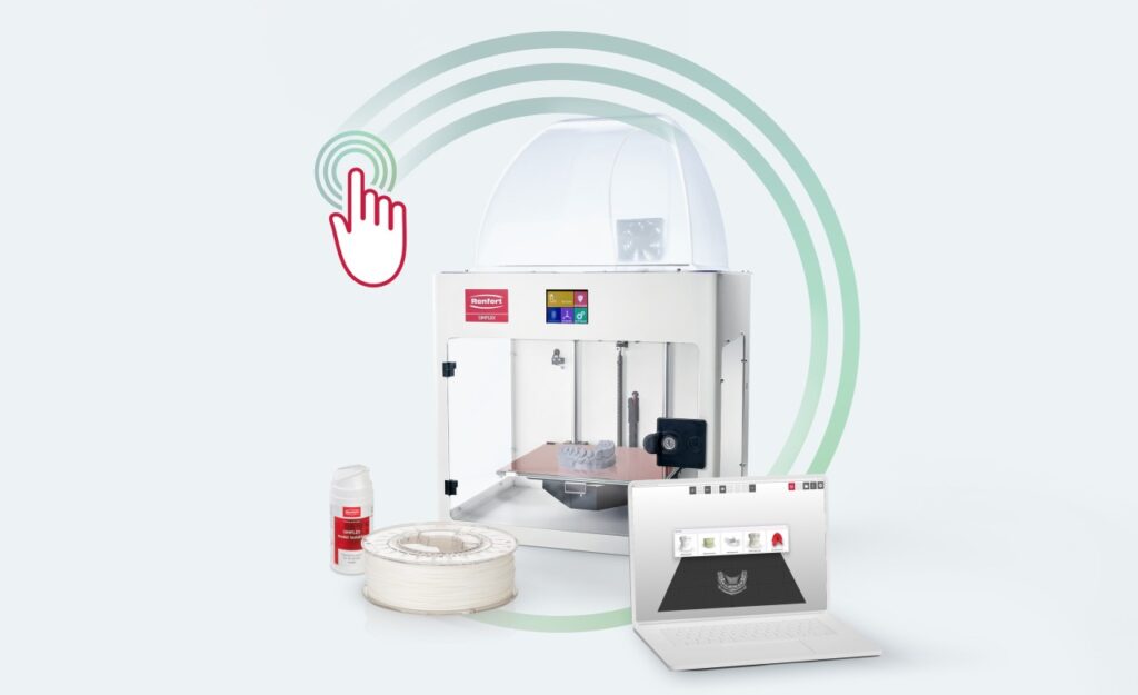 Im Mittelpunkt der Kooperation zwischen Renfert und Forestadent steht das Simplex 3D-Filament-Druckersystem.